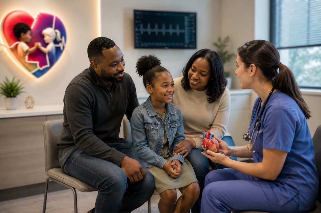 Teenager experiencing heart palpitations