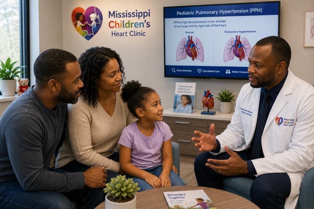 Pediatric pulmonary hypertension evaluation at Mississippi Children's Heart Clinic